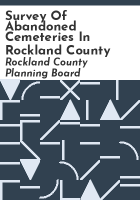 Survey_of_abandoned_Cemeteries_in_Rockland_County