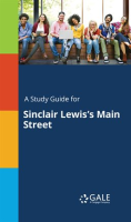 A_Study_Guide_For_Sinclair_Lewis_s_Main_Street